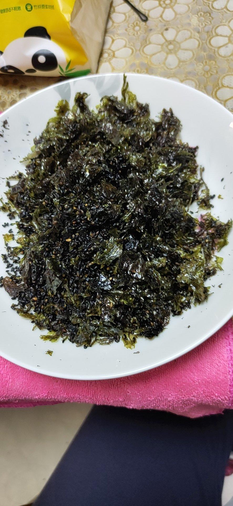 【用紫菜做海苔【芝麻海苔碎】超级简单图片】努力给咩唧做好吃的_下