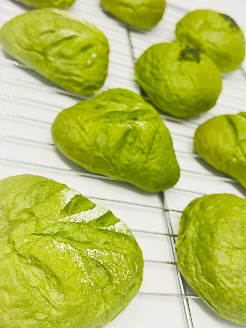 成功率100%的抹茶麻薯小餐包