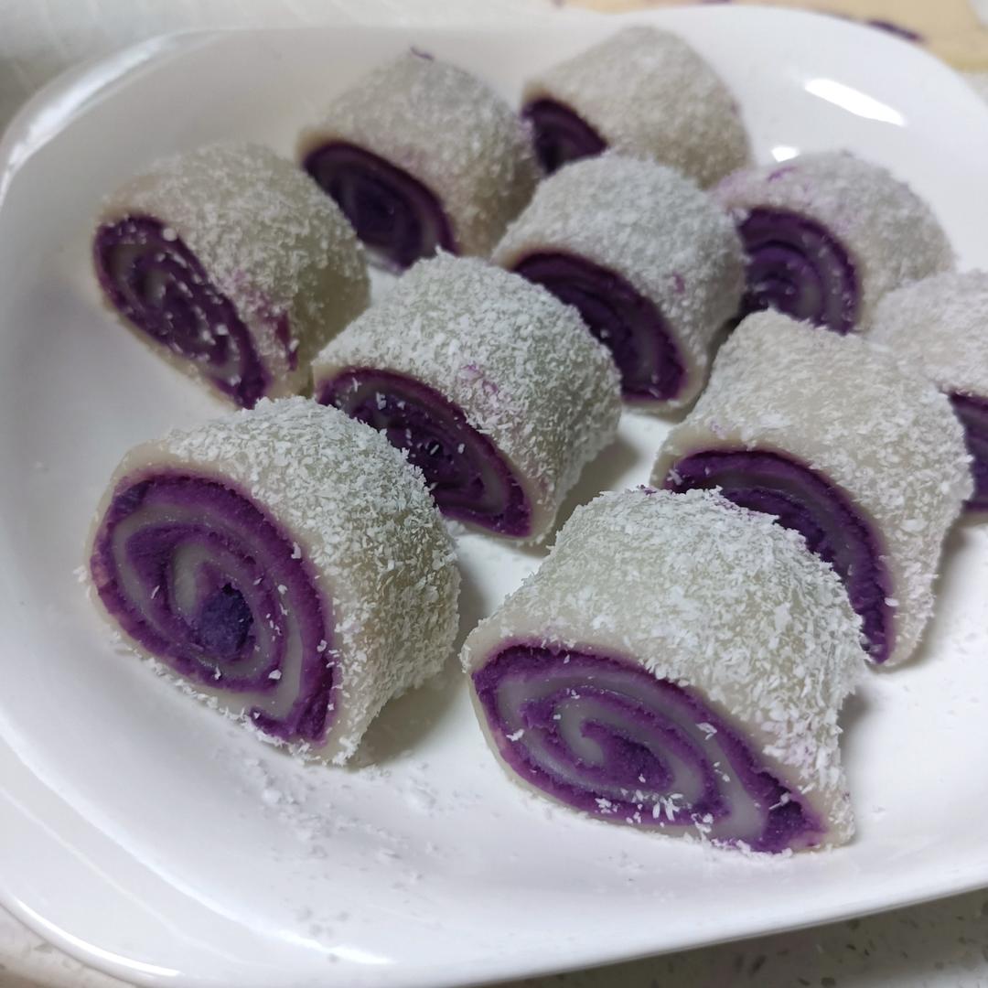 紫薯糯米卷（豆沙糯米卷）