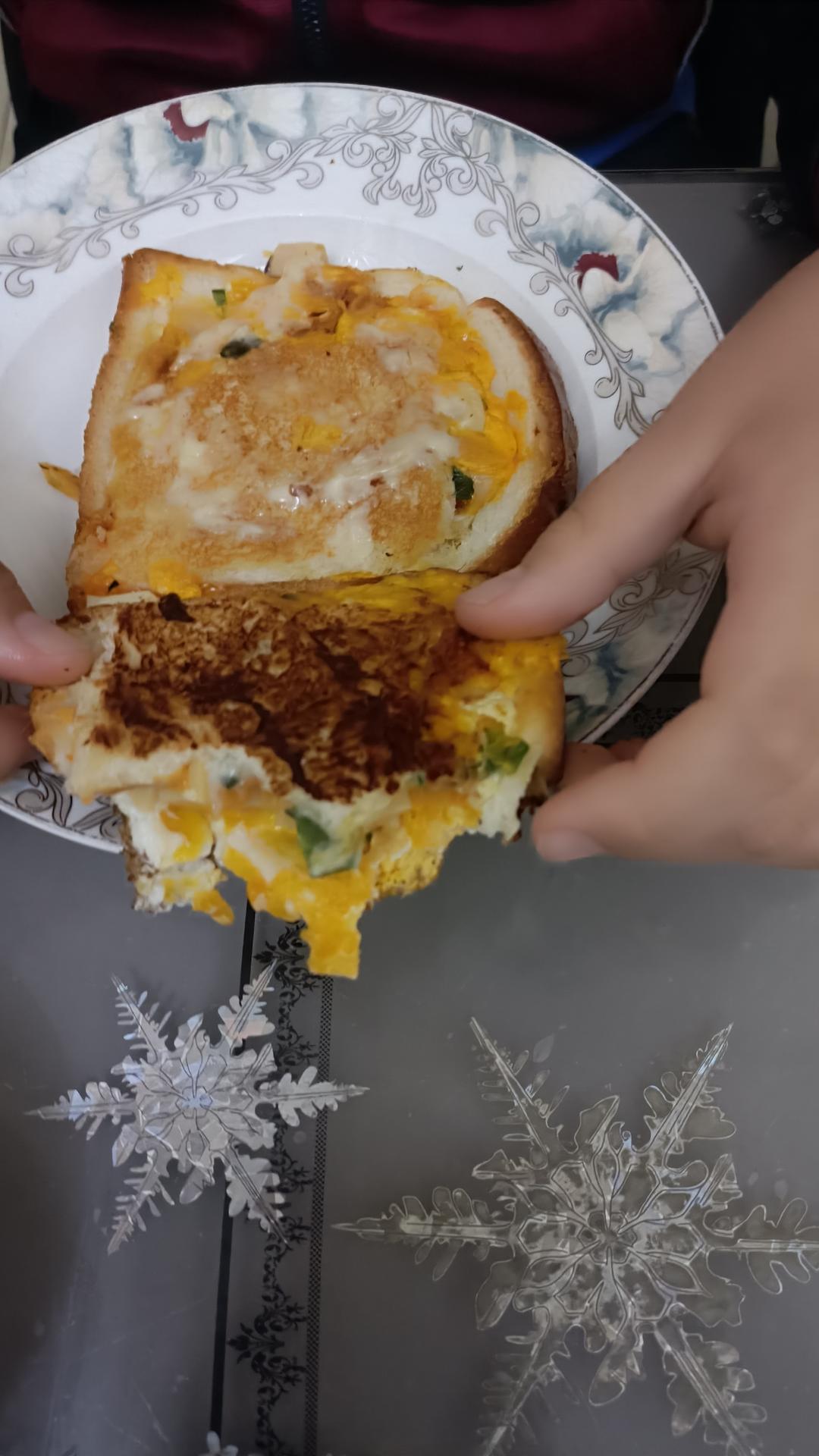 早餐三明治， 跟我这样做