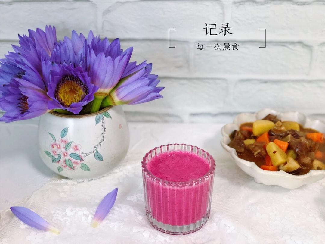 火龙果奶昔