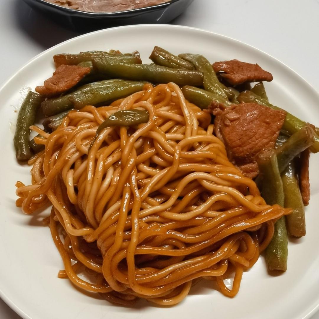 豆角焖面
