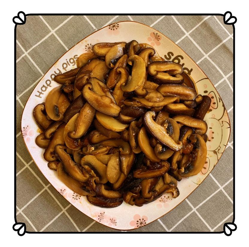 家常炒双菇