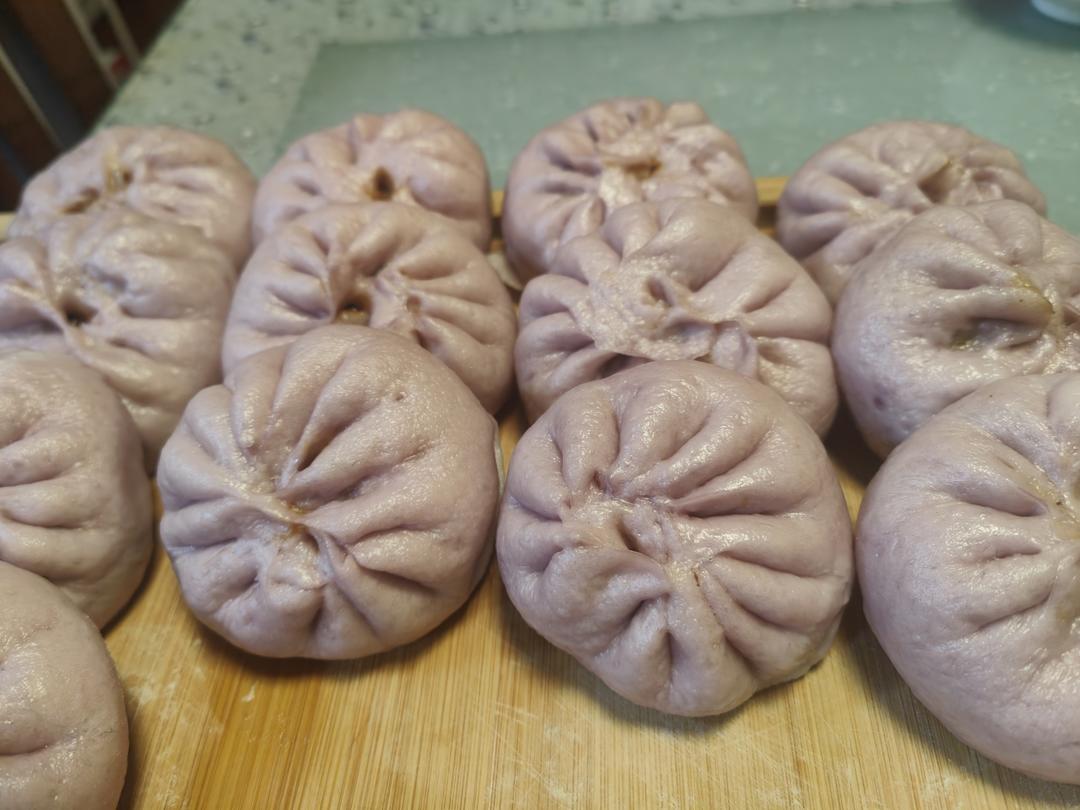 猪肉粉丝包（紫薯）