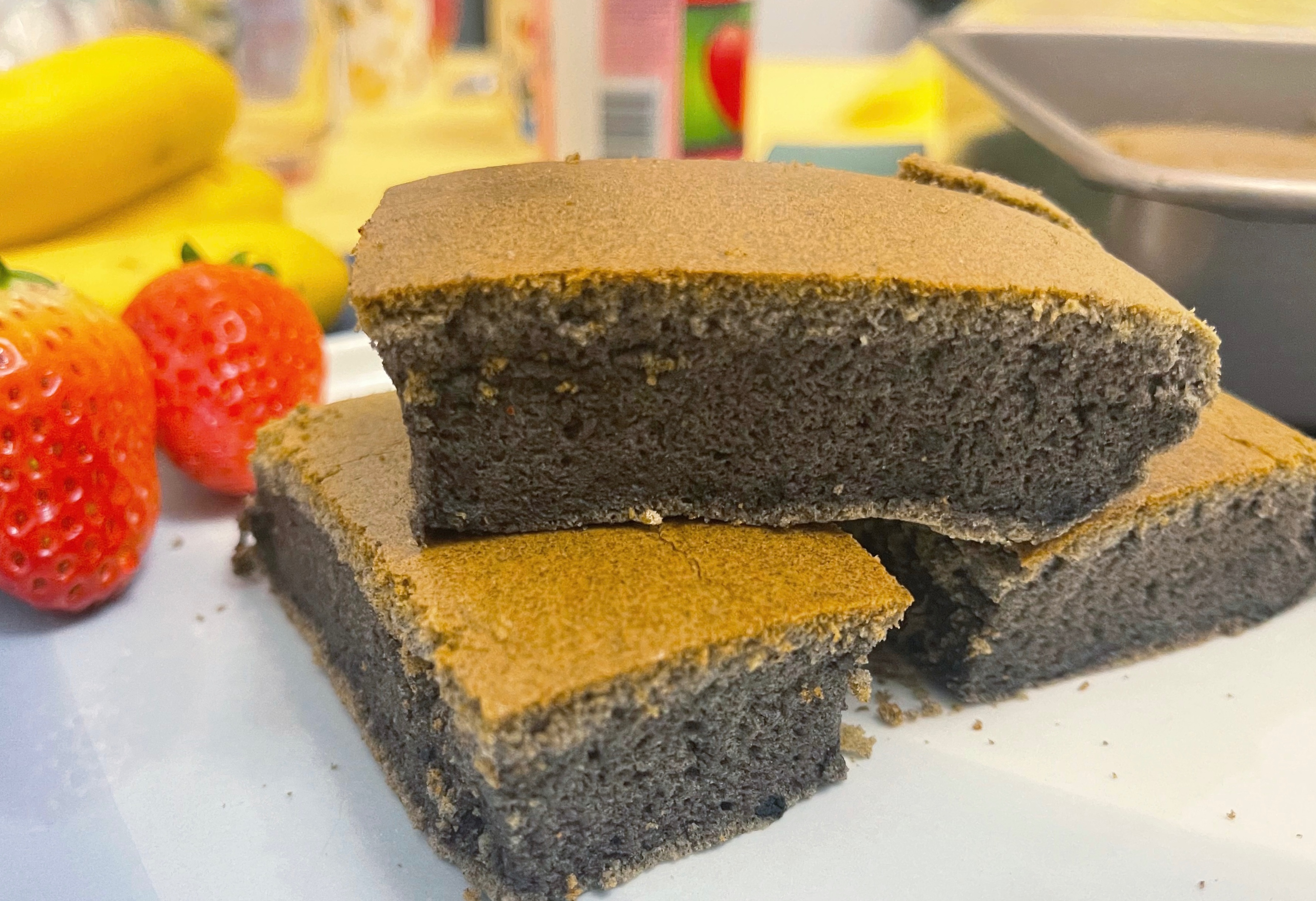 健康养生🌟美味的黑芝麻蛋糕的做法