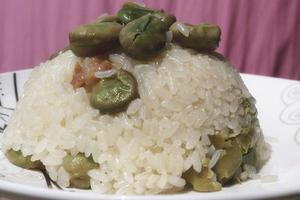 糯香蚕豆米饭的做法 步骤5