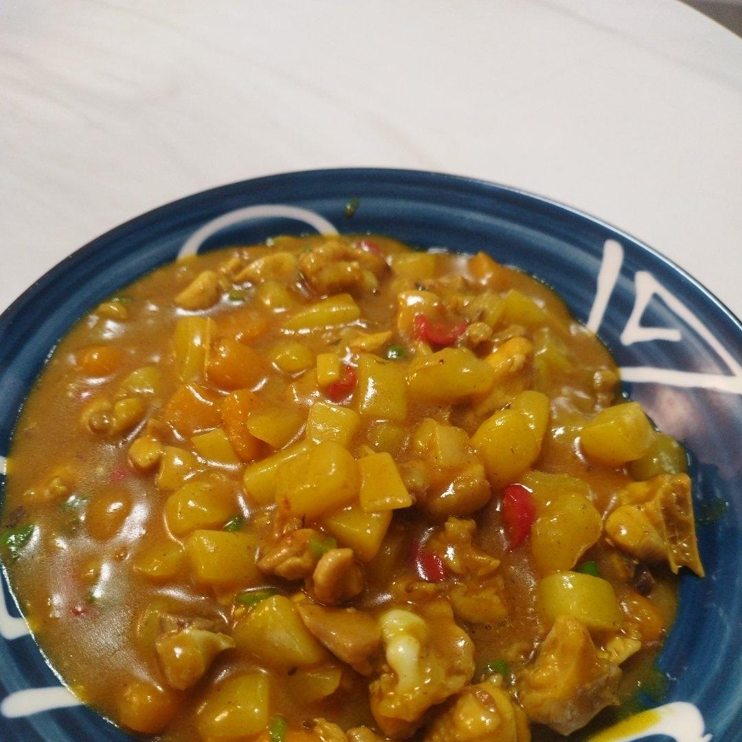 土豆咖喱鸡肉