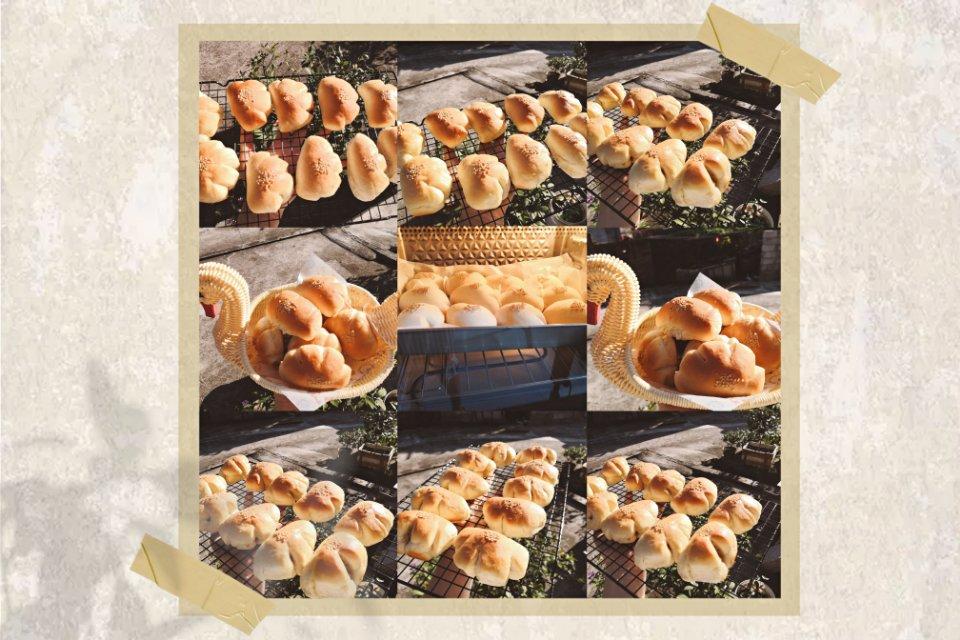 黄米蜜豆小餐包