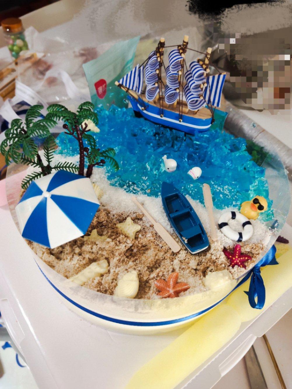 海洋酸奶慕斯蛋糕