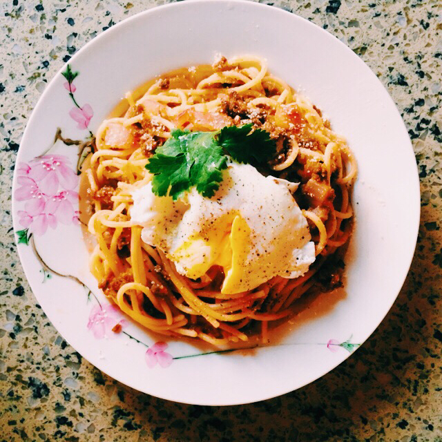 番茄肉酱意大利面