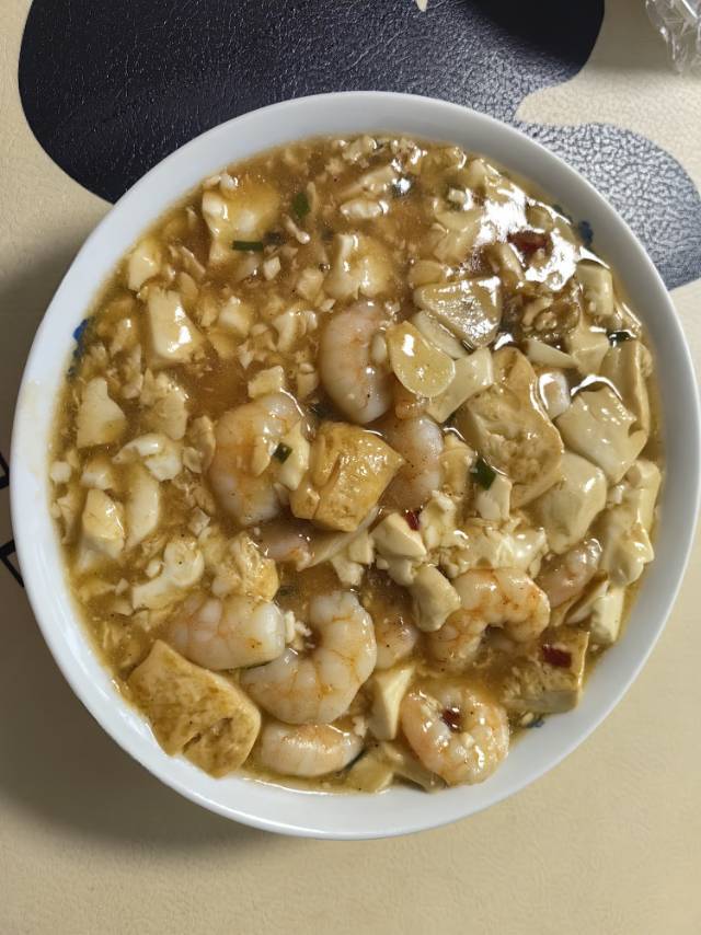 虾仁豆腐