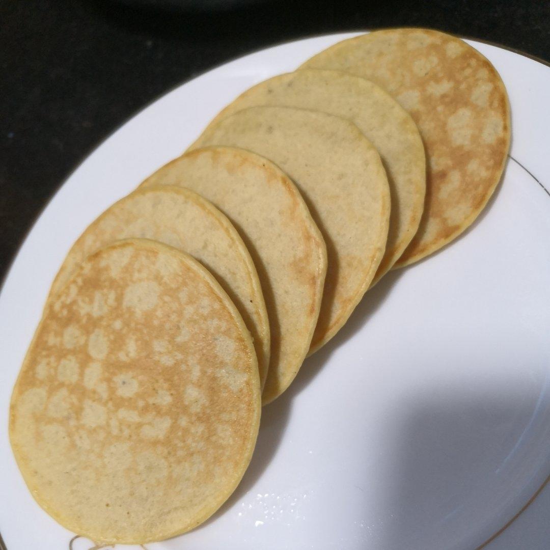 香蕉松饼（无油无糖快手早餐）