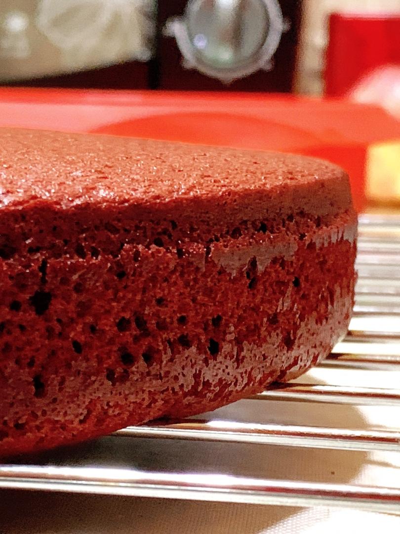 视频菜谱:红丝绒裸蛋糕6寸