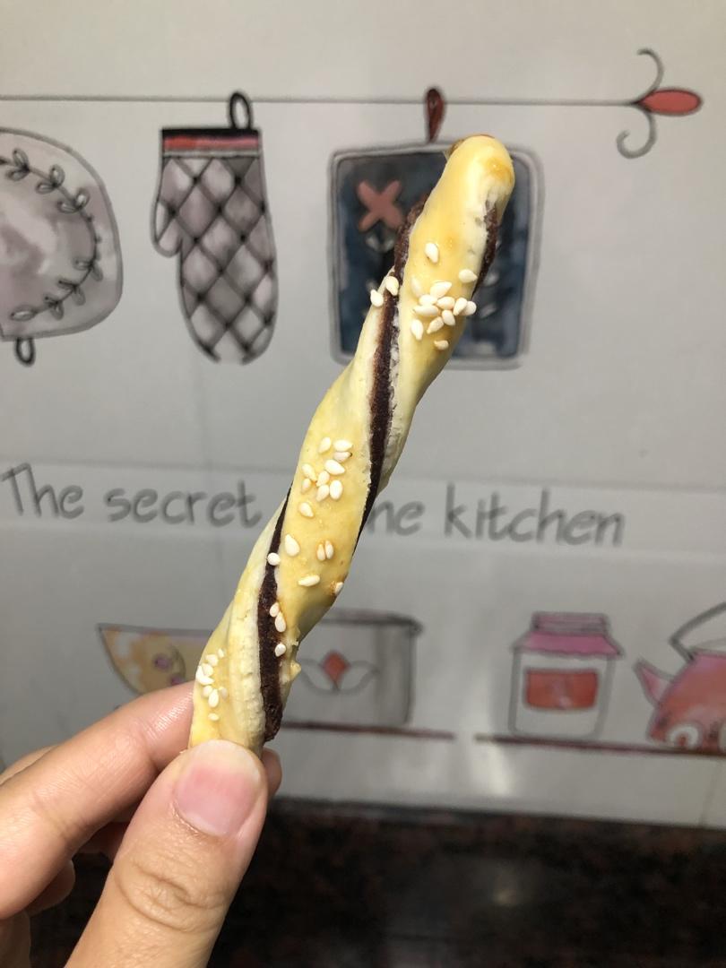 ㊙️酥到掉渣❗️🔥好吃到舔手指的豆沙扭扭酥❗️