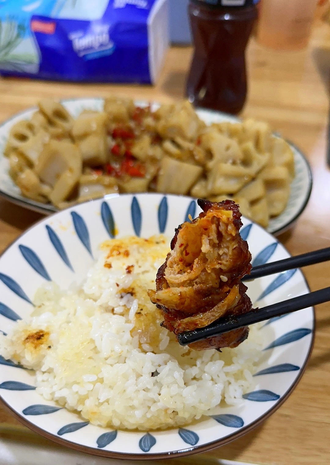 五花肉泡菜卷