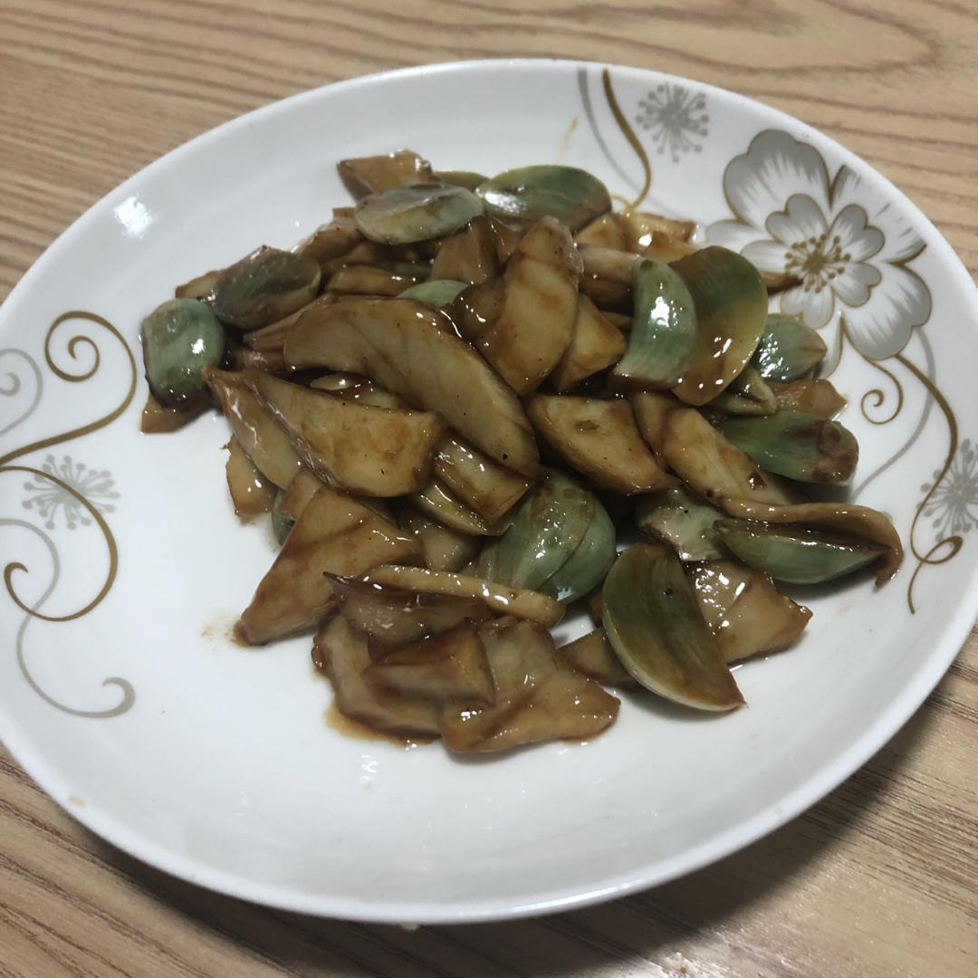 腊八蒜炒杏鲍菇