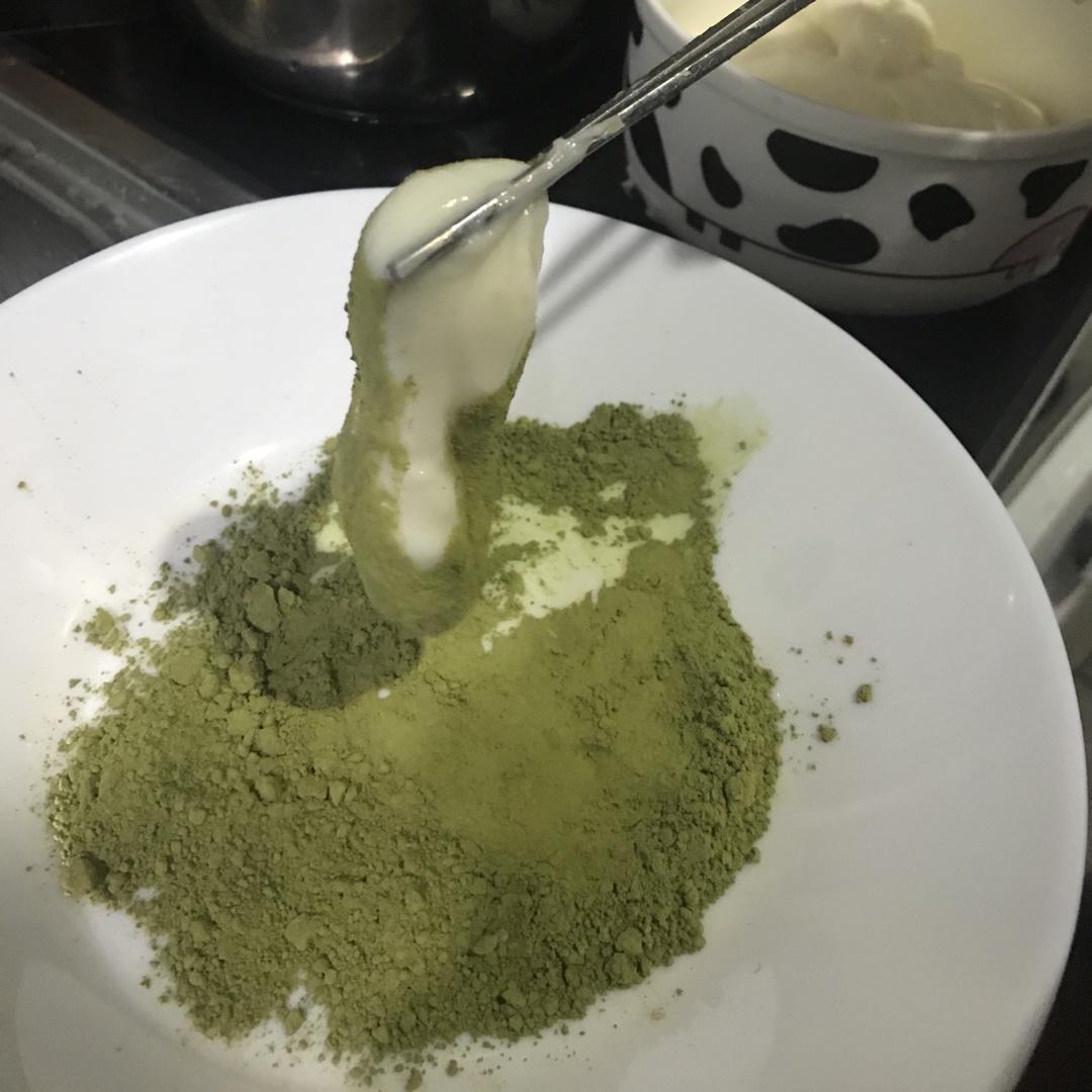 下午茶💯抹茶牛奶麻薯