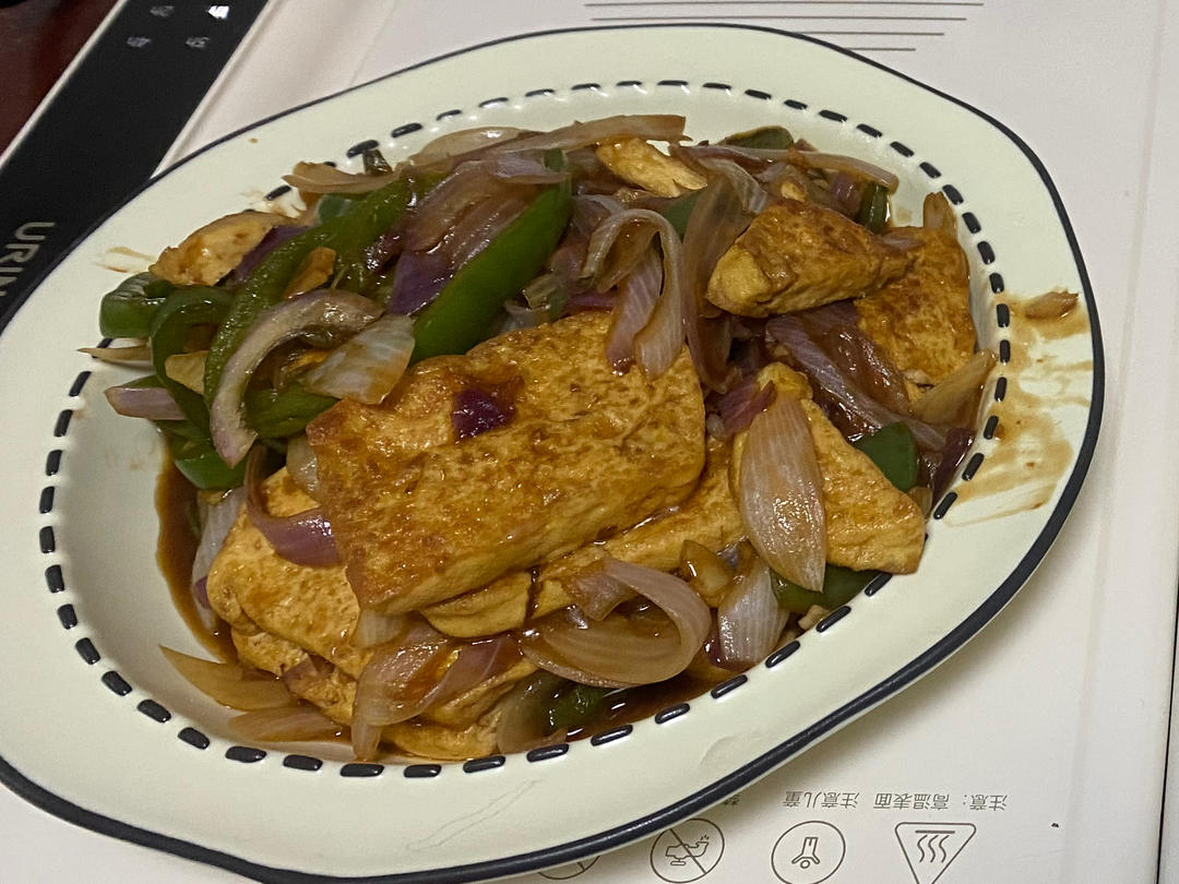 家常素炒豆腐