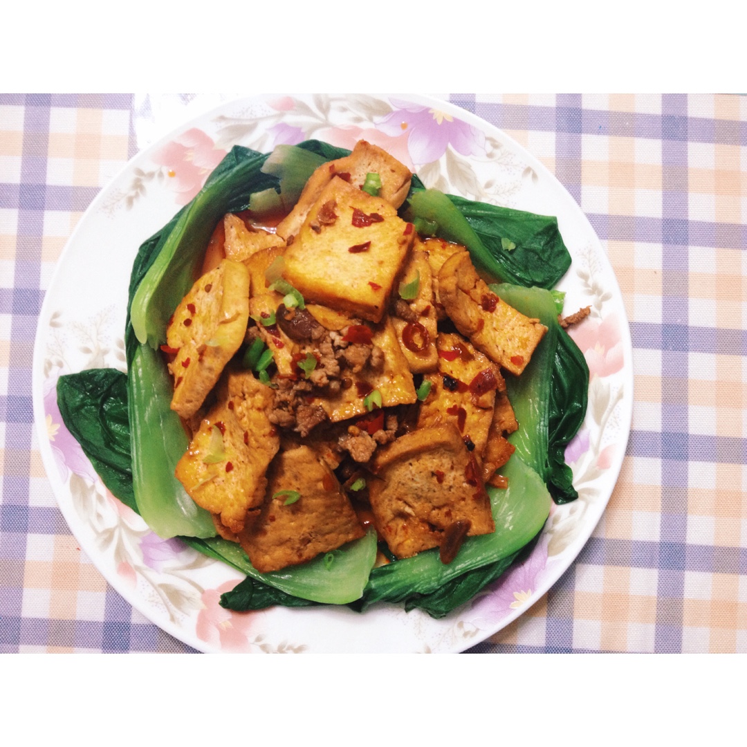鱼香煎豆腐