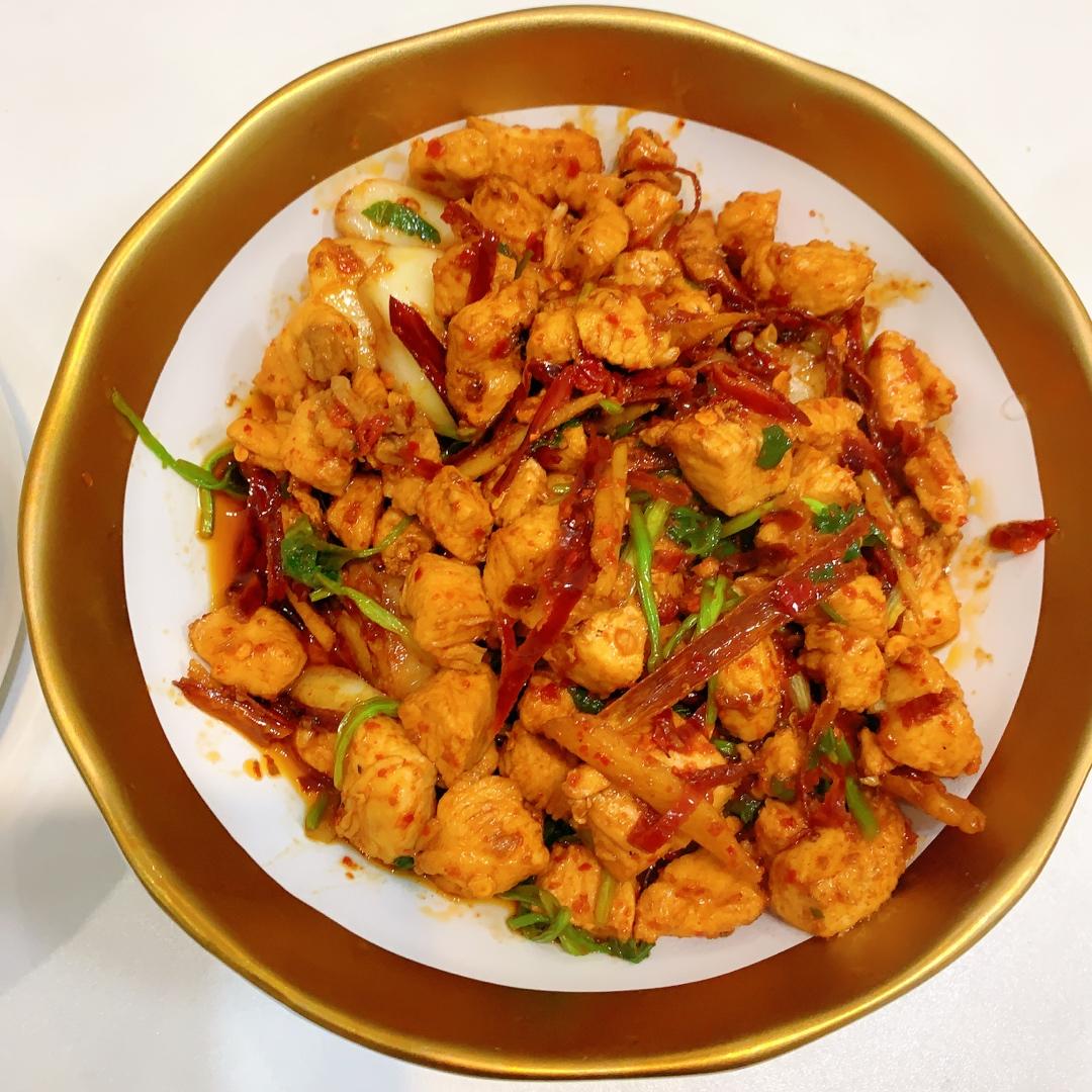 辣子鸡丁(家常少油)