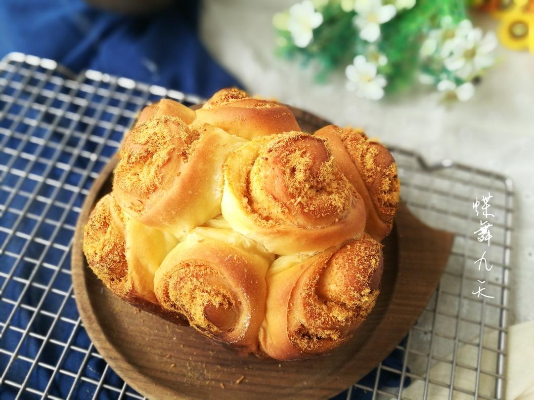 面包机肉松面包的做法
