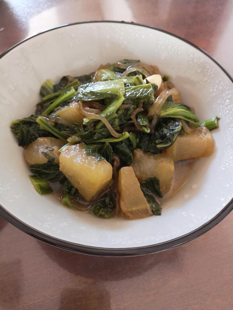 冬瓜小白菜粉条