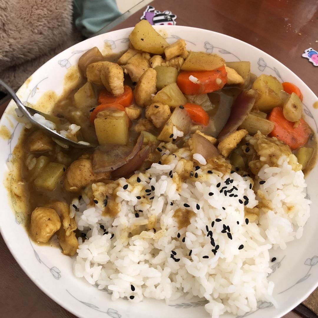 咖喱鸡饭