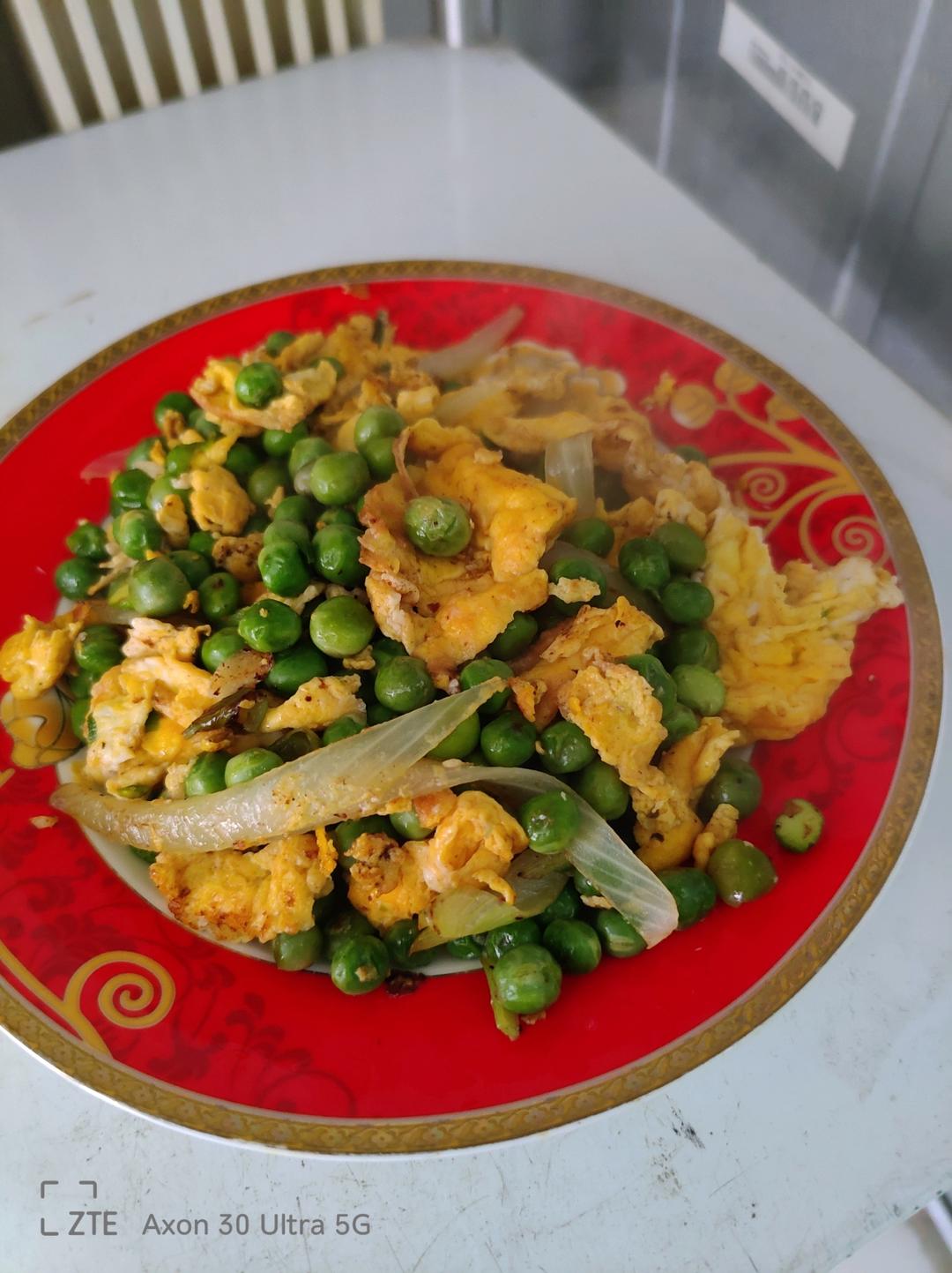 毛豆子炒鸡蛋