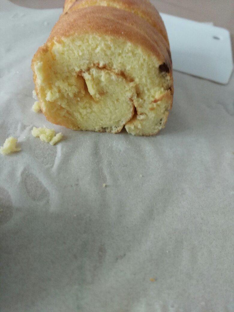 葡萄干蛋糕卷