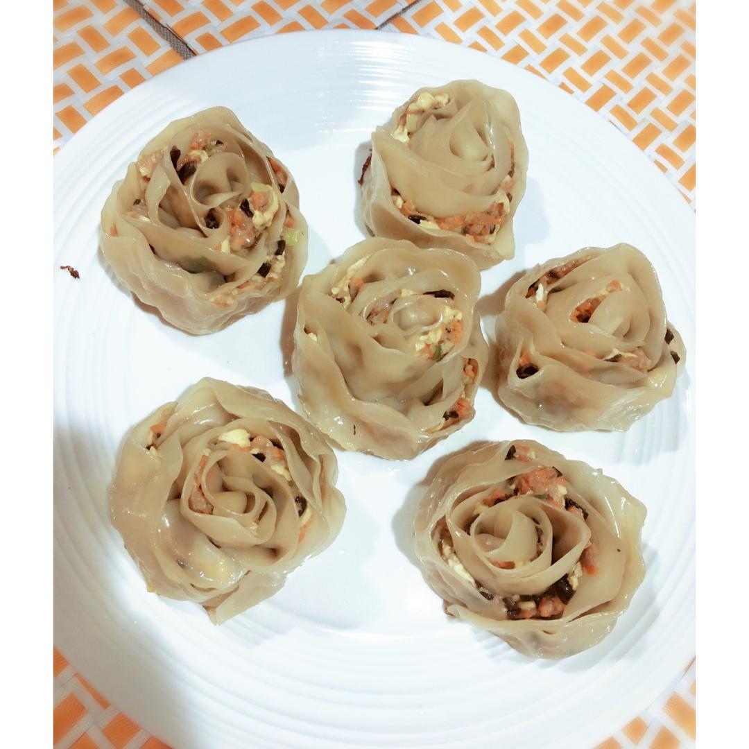 玫瑰花饺子