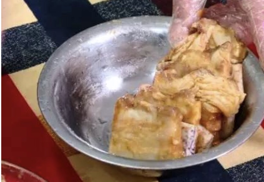 下饭神菜：传统香芋扣肉＃猪的广西 特色料理#的做法 步骤18
