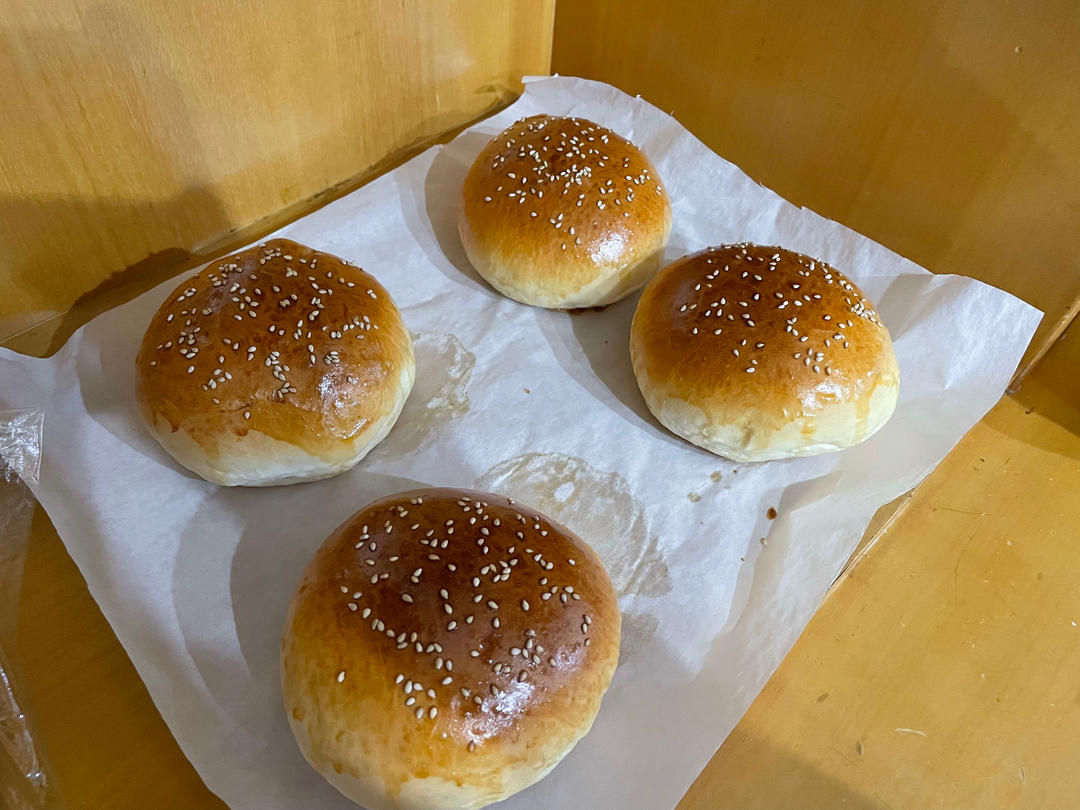 松软汉堡包胚