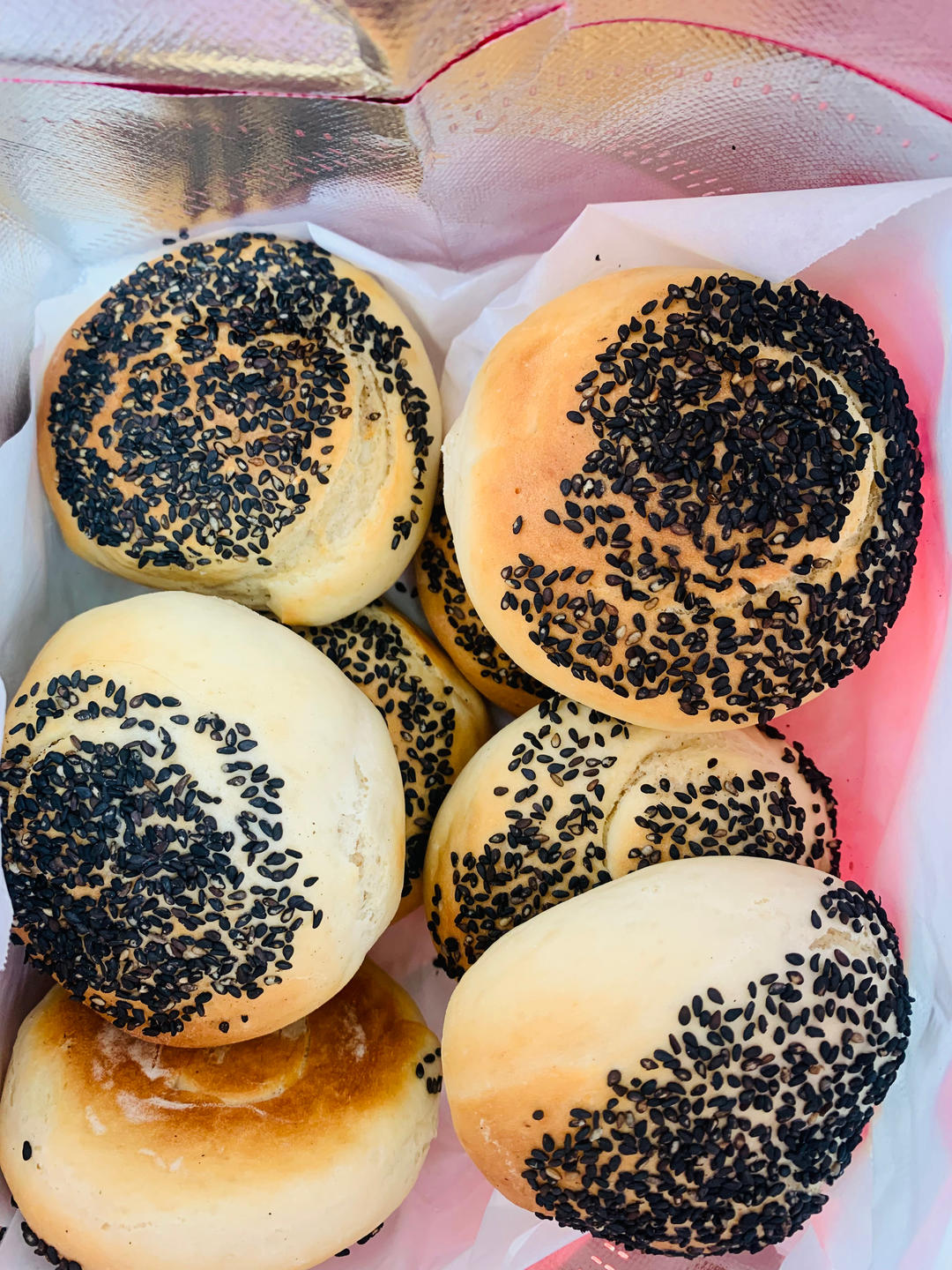 芝麻脆皮烤饼