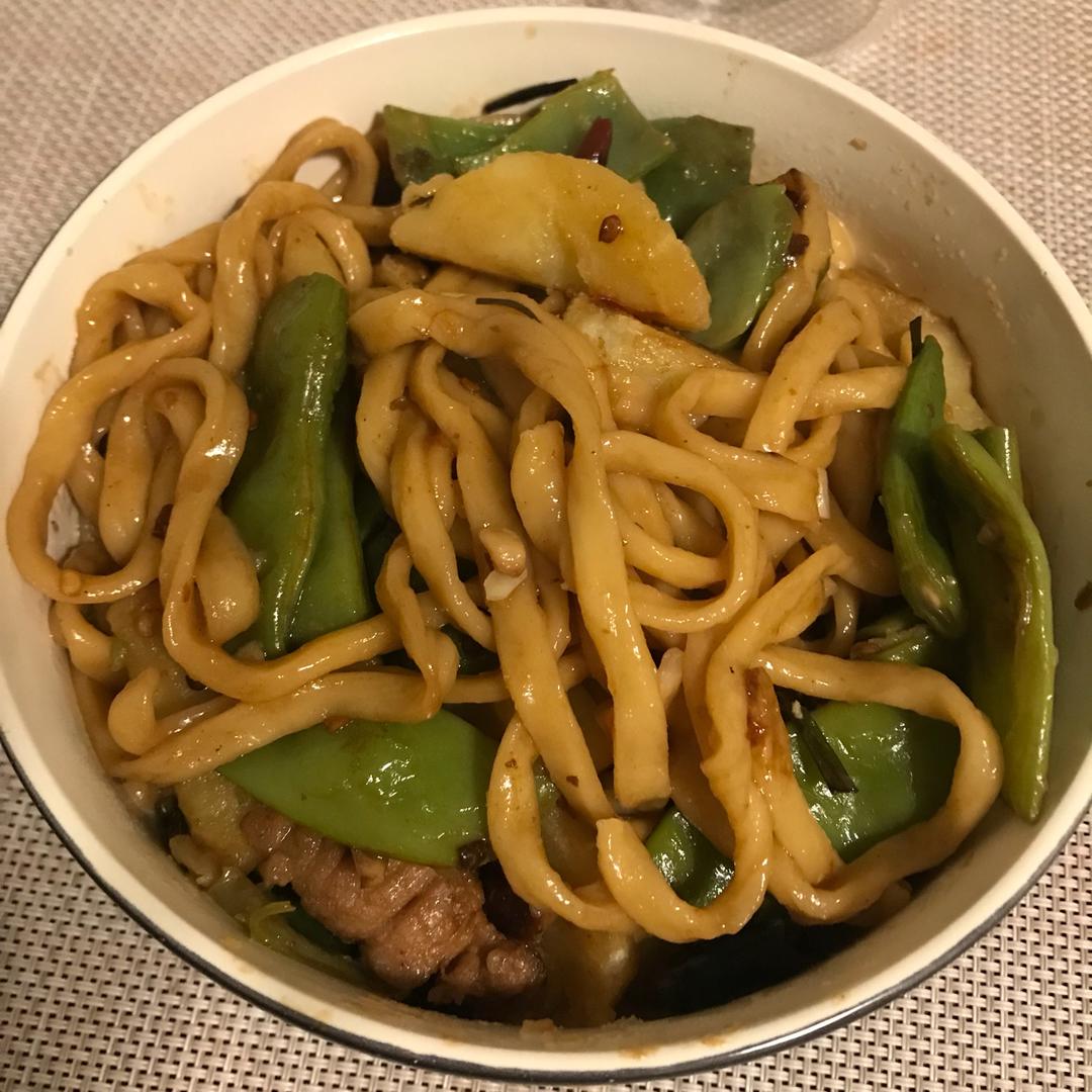 豆角焖面