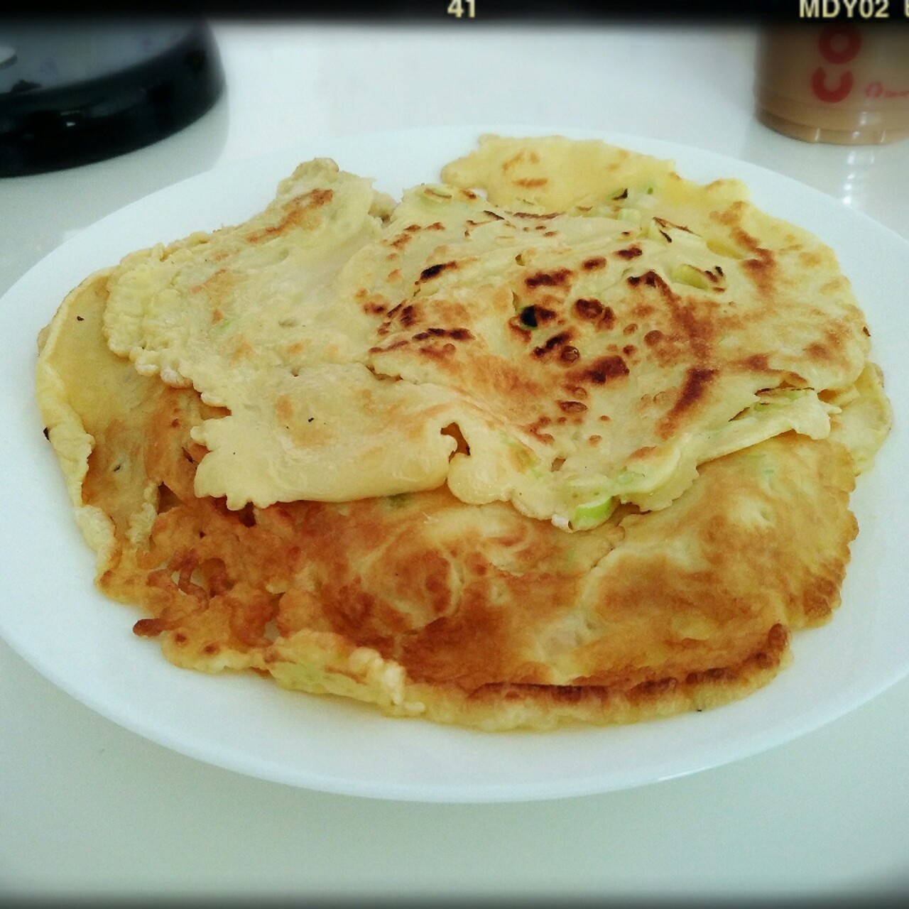 香葱鸡蛋饼