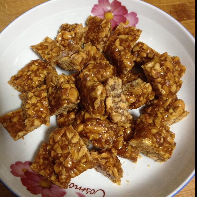 无水无油香脆花生糖