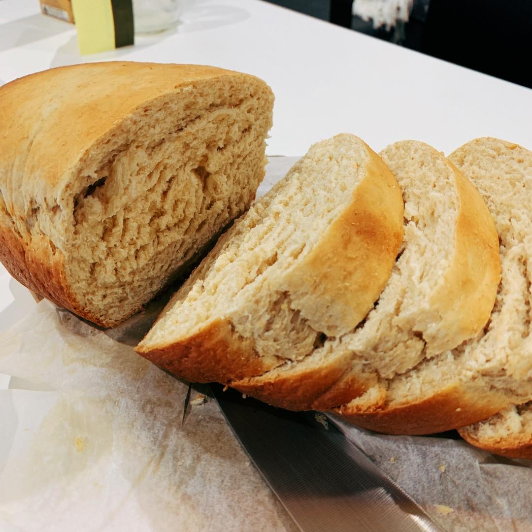 全麦面包的做法