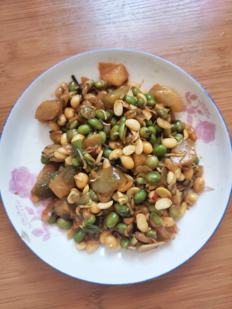 超级无敌下饭菜👍榨菜丝炒豆