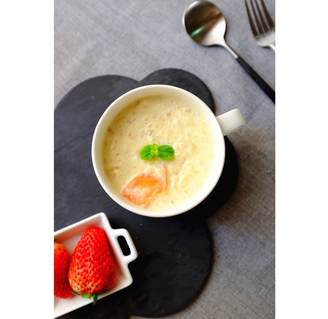 特浓牛奶燕麦粥