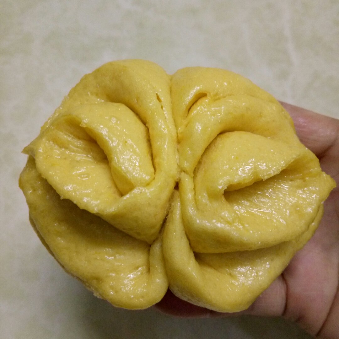 南瓜花卷馒头