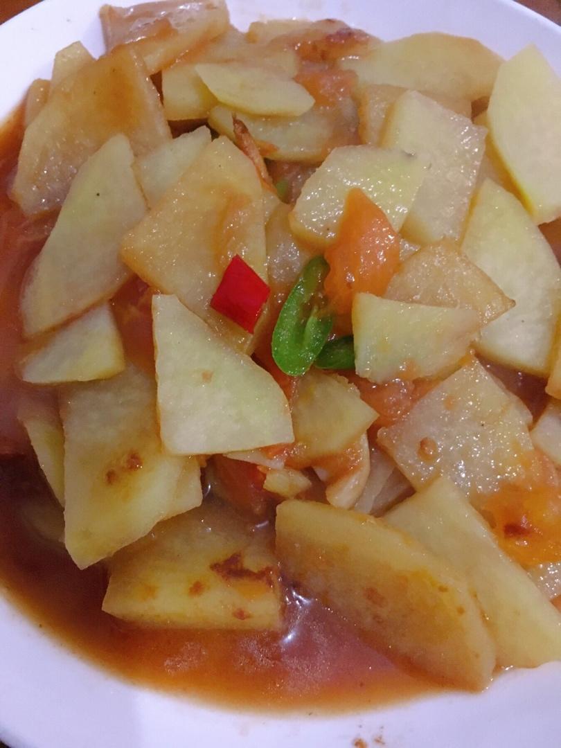 西红柿炒土豆