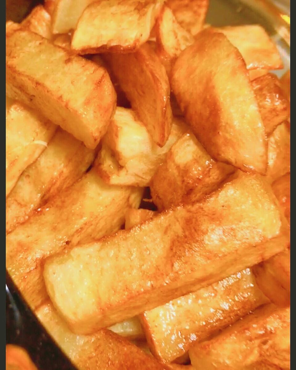 【特色小吃:金灿灿的炸洋芋(已加入豪华午餐)图片】大敏_爱下厨_下厨