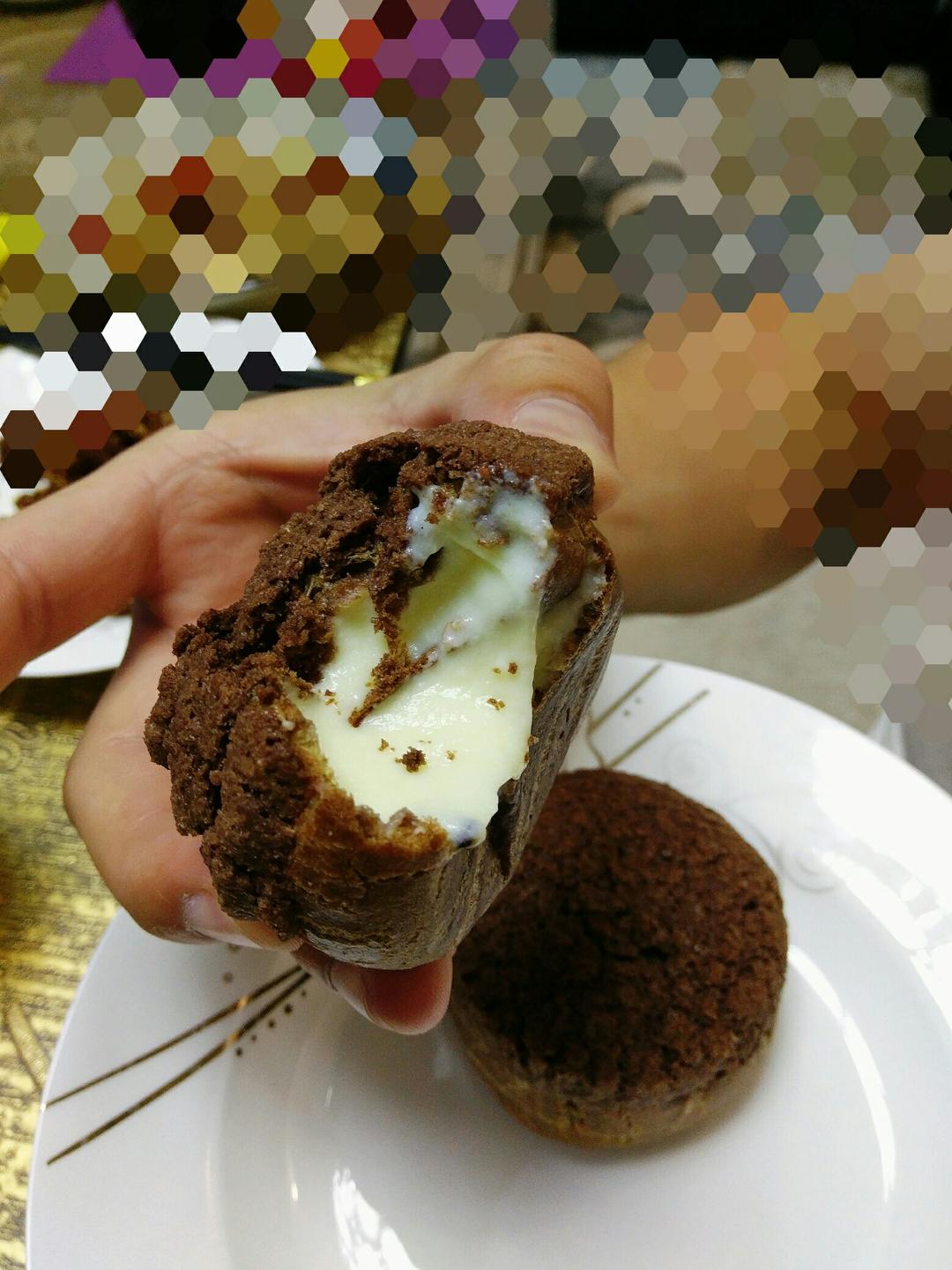 巧克力酥皮泡芙