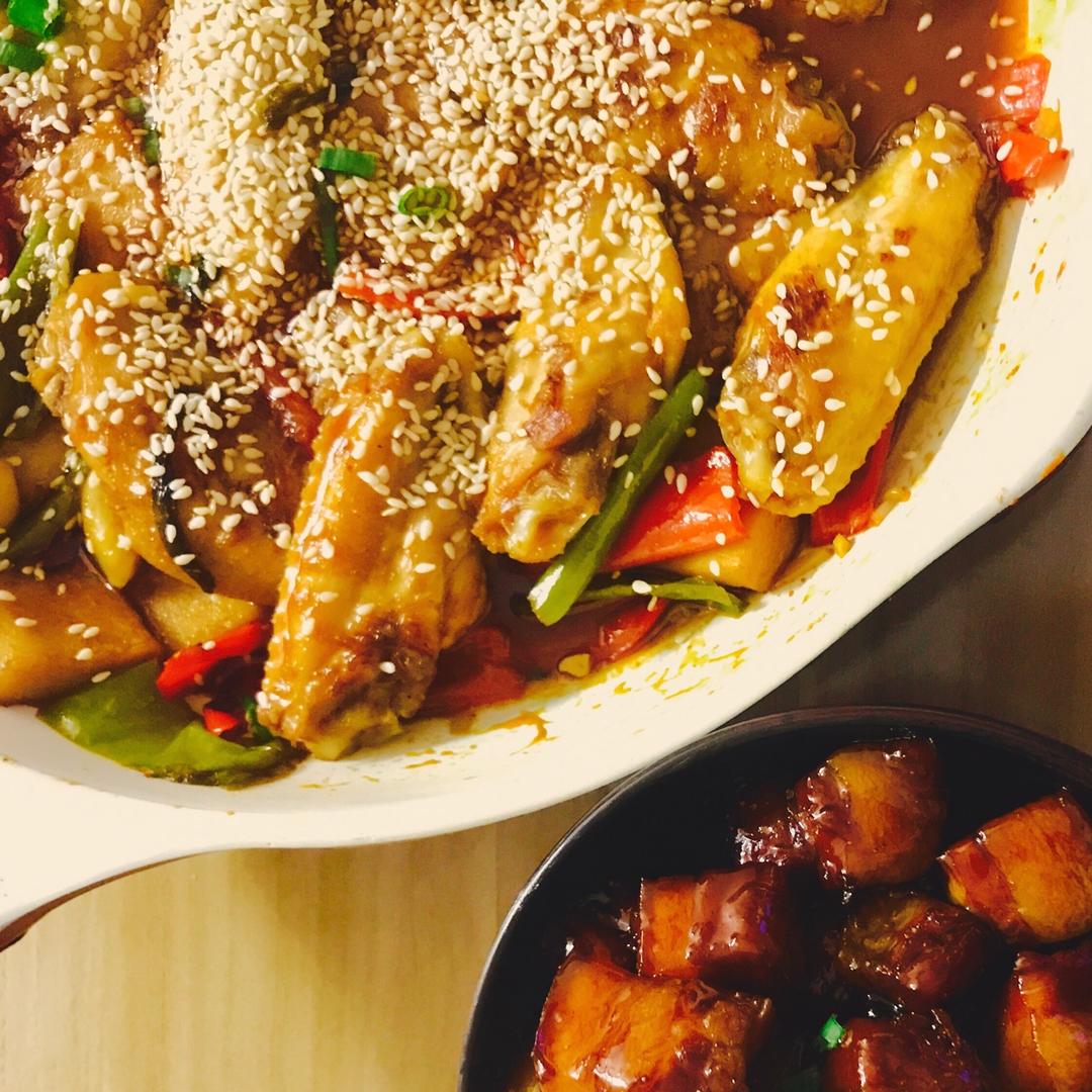 韩国辣鸡翅锅