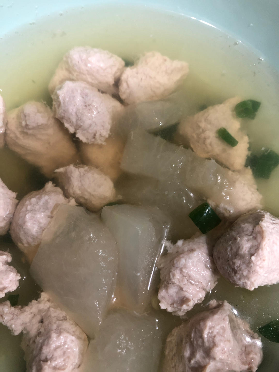 巨鲜美的冬瓜丸子汤