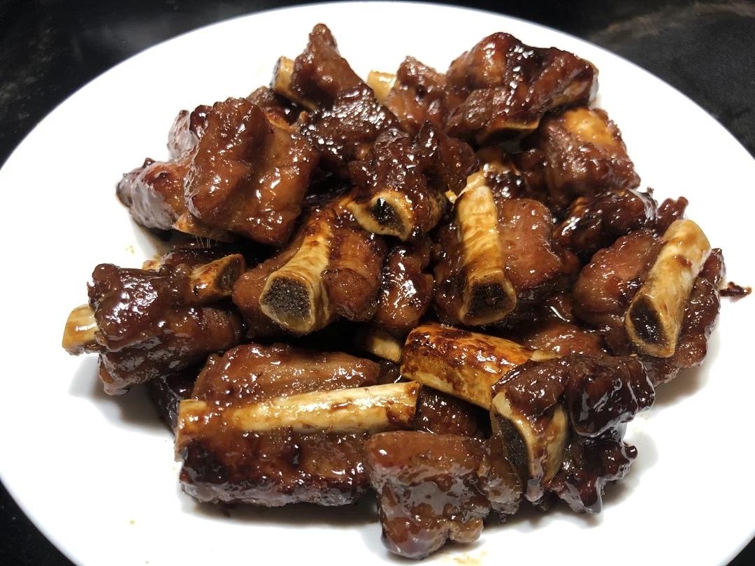 糖醋排骨/糖醋小排（不放油）（12345口诀做出正宗上海本帮）