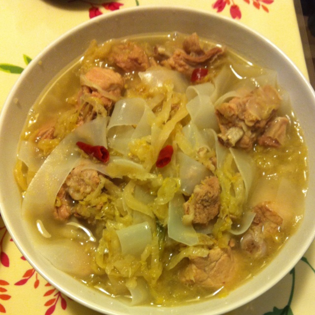 酸菜炖排骨