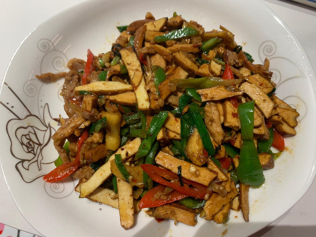 ✌🏻🙋🏻‍♀️家常菜香干炒肉丝