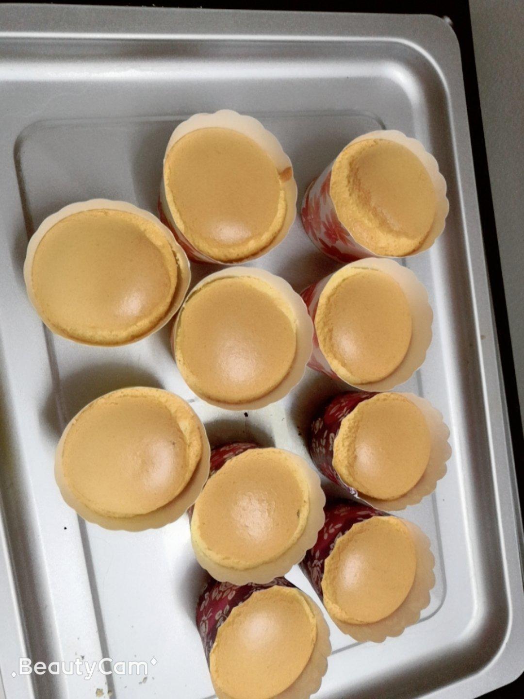 北海道纸杯蛋糕|不爆面不塌腰不皱皮