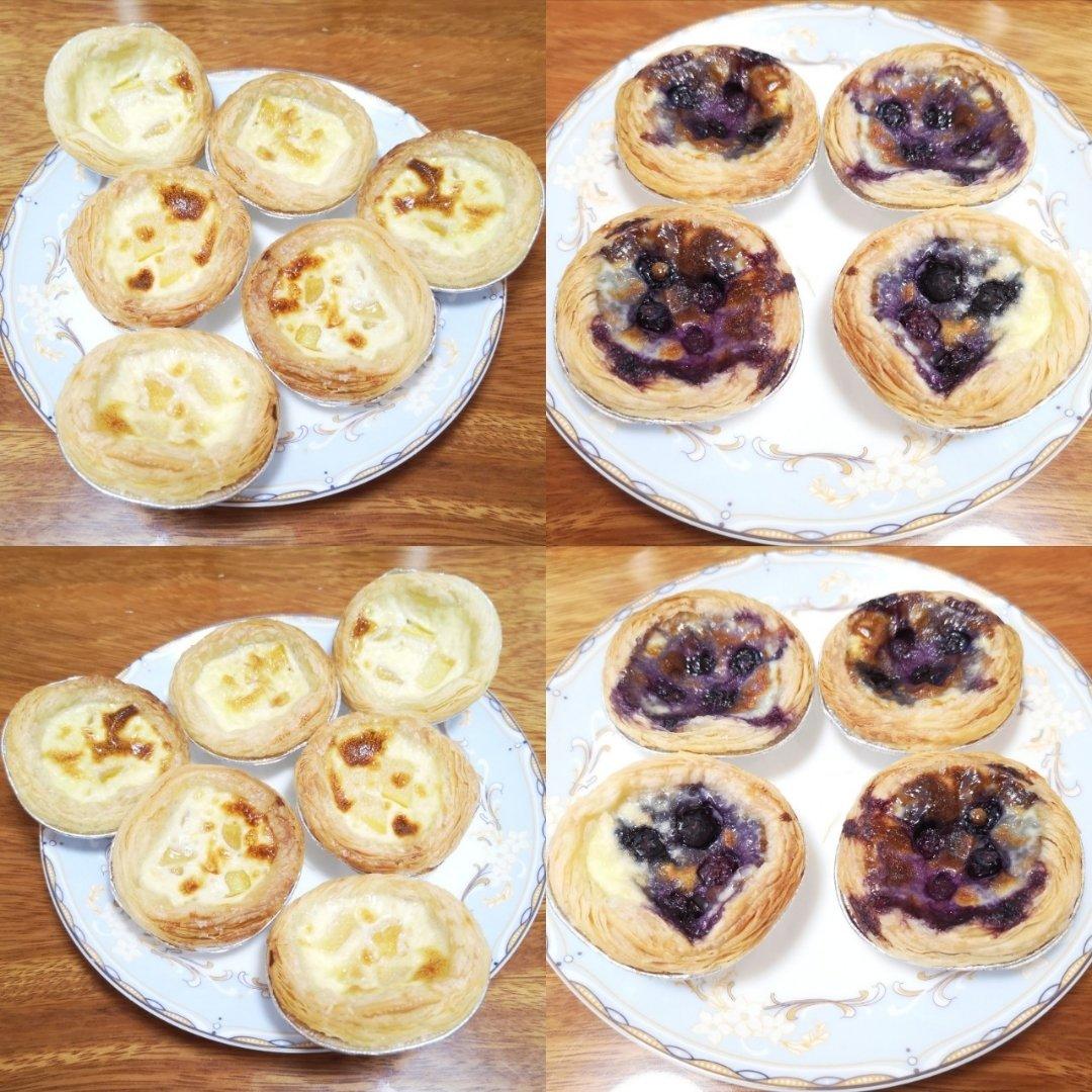 好吃哭～超快手比KFC豪华版蓝莓爆浆蛋挞